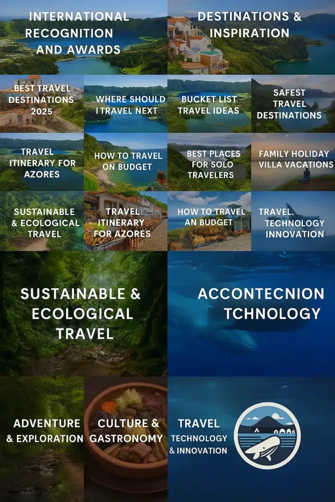 Acomodações premium em Ponta Delgada, Açores, com vista para o oceano, opções de villas e apartamentos, atividades exclusivas como observação de baleias e banhos termais.