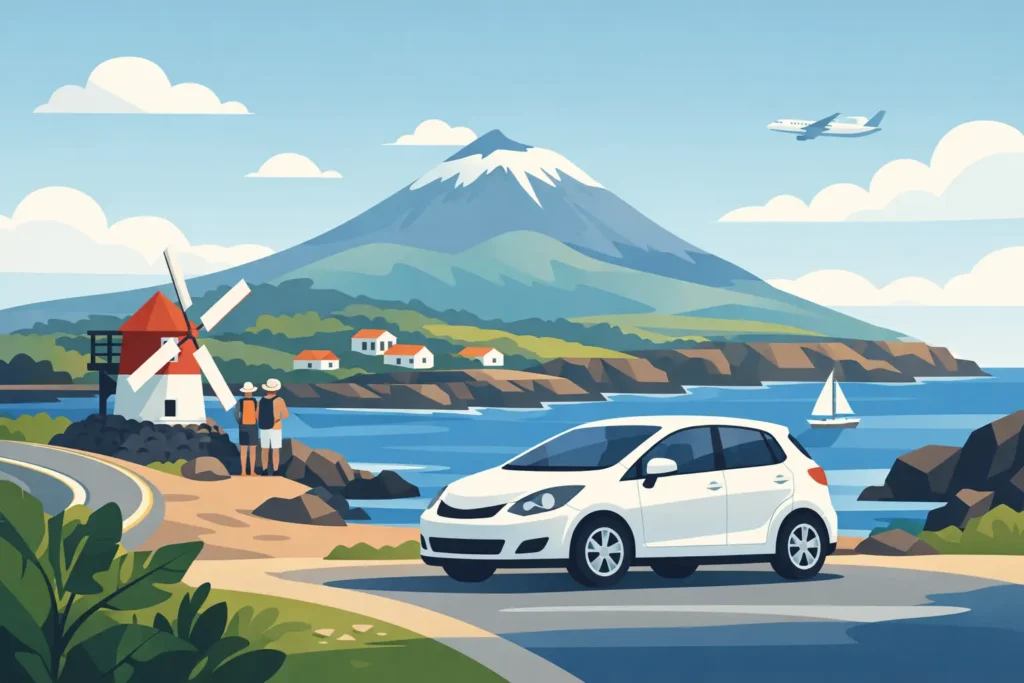 تأجير سيارات رخيص في جزيرة بيكو: أفضل العروض ونصائح محلية