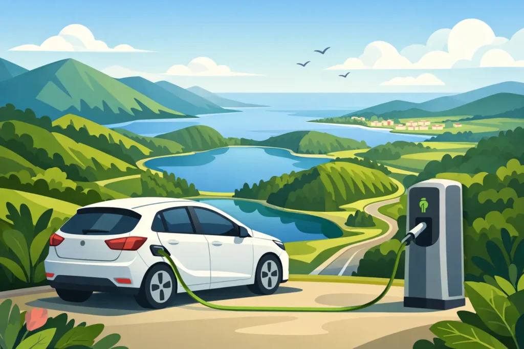 在亞速爾群島租用電動車：值得嗎？
