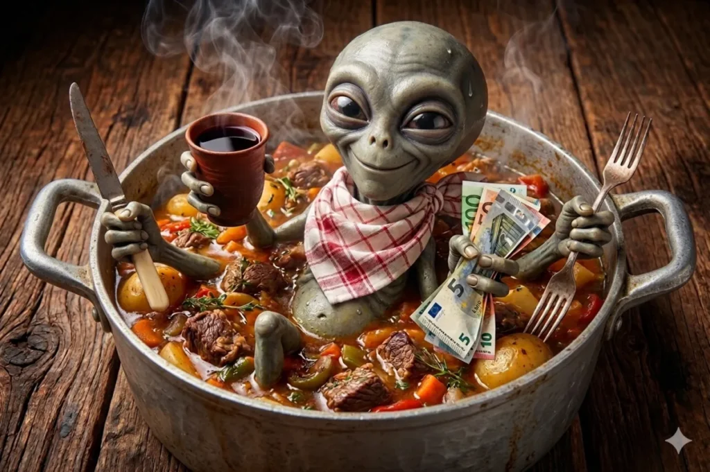 السائح في القدر