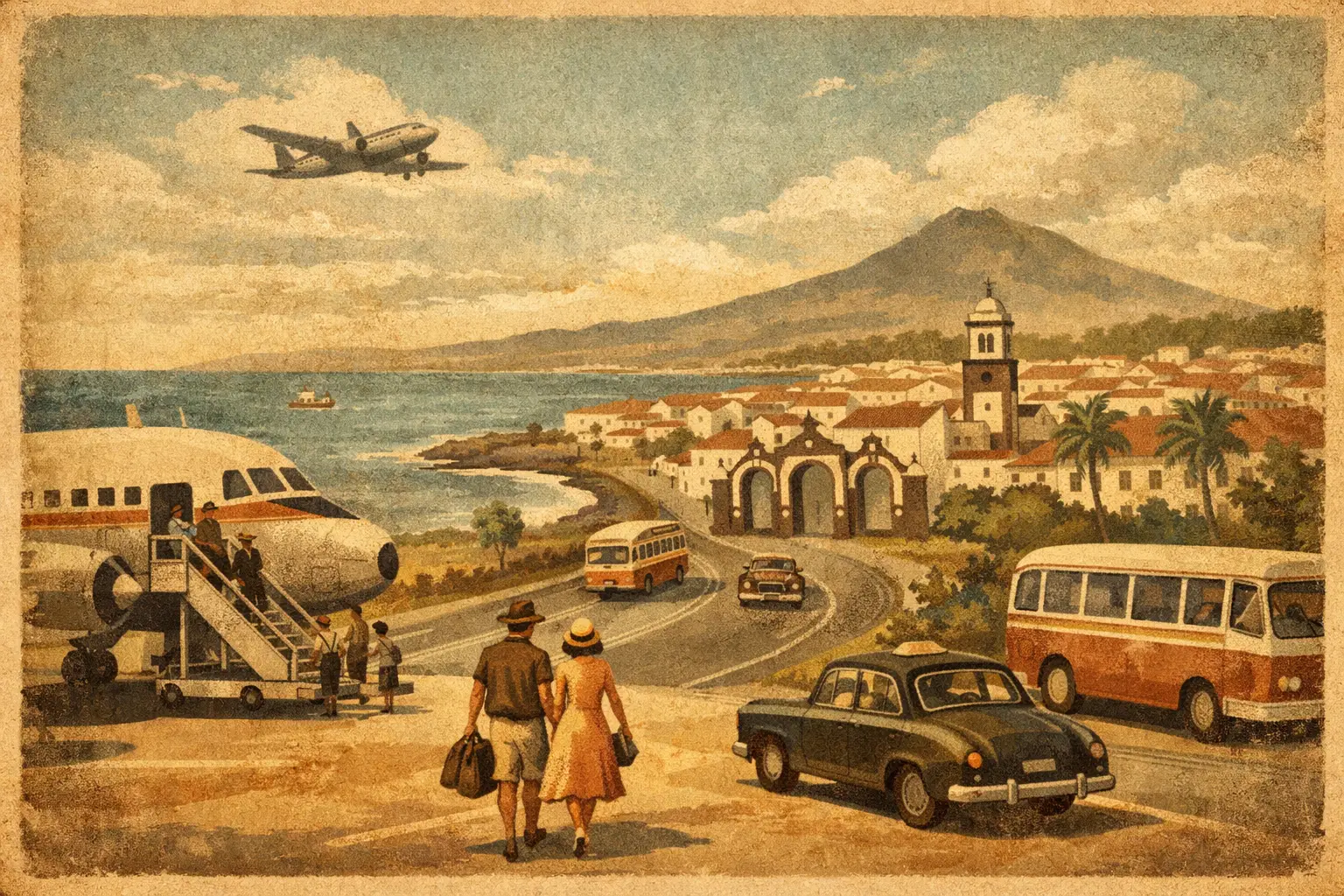 Como chegar do Aeroporto de Ponta Delgada ao centro da cidade